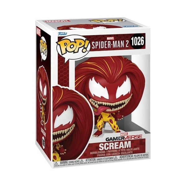 Figur - FUNKO - SPIDER-MAN 2 - Scream - 9 cm - Mixte - Svart