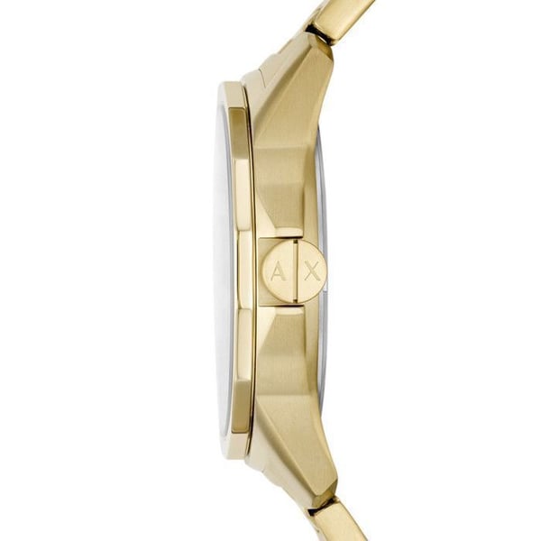 Armani Exchange Watch - Herr - AX1734 - Gul Rostfritt stål - 44 mm - 5 bar