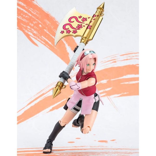 Figurina - Banpresto - Naruto Shippuden - Sakura Haruno - OP99 Edition S.H. - Exceptionell detalj