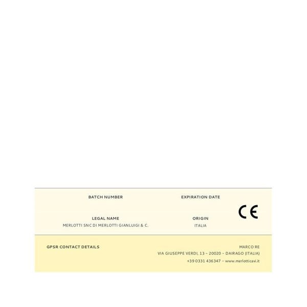 Elkabel - EDM - Kit 2x0,75 - Röd - 120 cm - Inomhusbruk