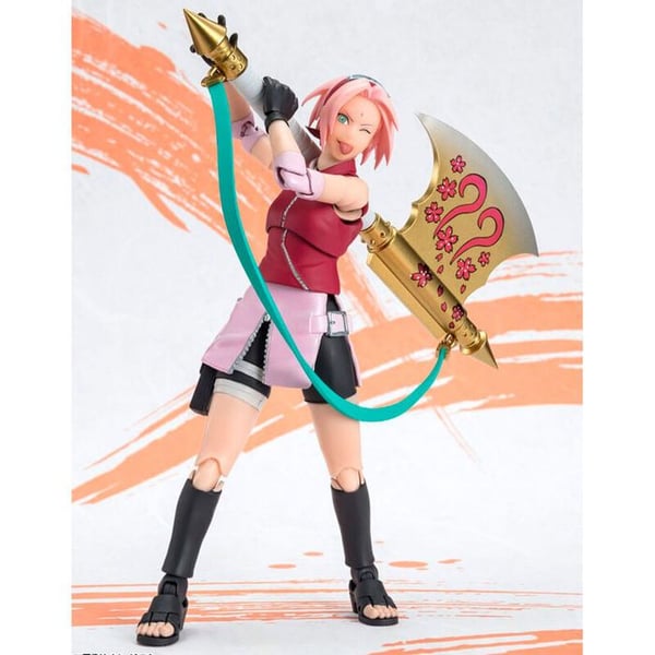 Figurina - Banpresto - Naruto Shippuden - Sakura Haruno - OP99 Edition S.H. - Exceptionell detalj