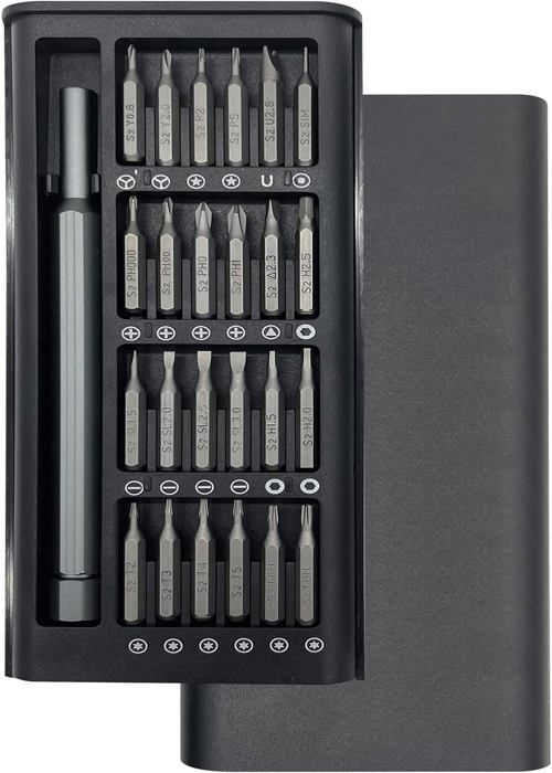 Reparationsset 25 i 1 - Flerfärgad - Pentalobe, Torx, Phillips - Härdat legering - Precisionsverktyg