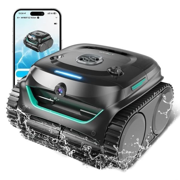 Trådlös Poolrobot - WYBOT - C2 Vision - Smart Vision - 8 Rengöringslägen - 180 min Autonomi