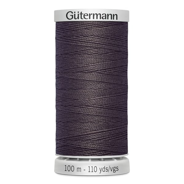 Fil extra stark 100% polyester Gutermann, set med 5 spolar á 100m - Att 540 - cacao