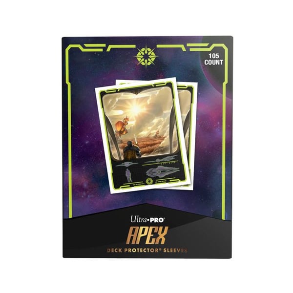 Ultra Pro - Magic: The Gathering - Vid Portarna Till Evigheternas Rike - Påse med 105 Apex Adagia-kortskydd, Brinnande Vindfäste - UK