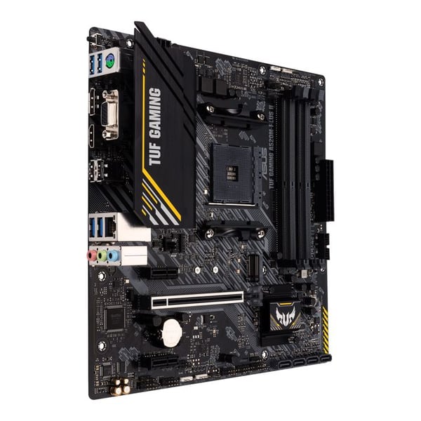 Moderkort - ASUS - TUF GAMING A520M-PLUS II - Sockel AM4 - ATX - DDR4 SDRAM