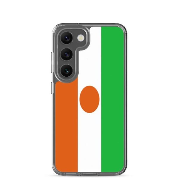 Telefonfodral - PIXELFORMA - Nigerflagg - Kompatibel med Samsung Galaxy S22 - Flexibel - Stötsäker
