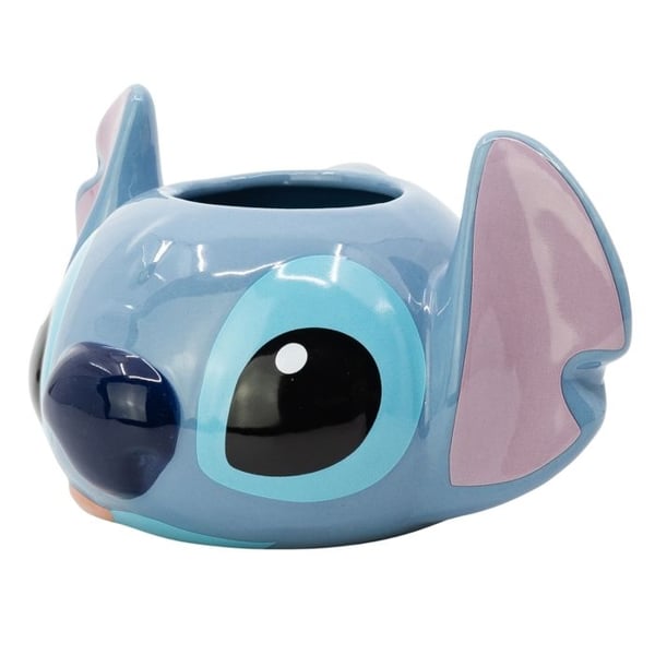 3D Dolomite Mug - Stitch - 385 ML - Disney - Stor Young Adult- USED
