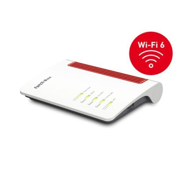 Router - AVM - FRITZ!Box 5530 Fiber Edition - Wi-Fi 6 - 2.5 Gigabit Ethernet - Dubbelt band