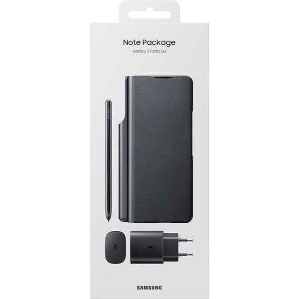 SAMSUNG - Packväska med S Pen Z Fold3 + CS 25W - svart