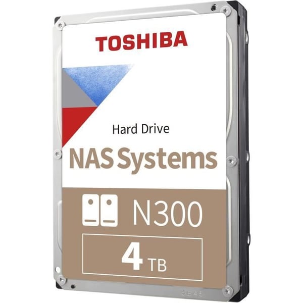 Intern disk - TOSHIBA - N300 - 4 To - 7200 varv/min - SATA