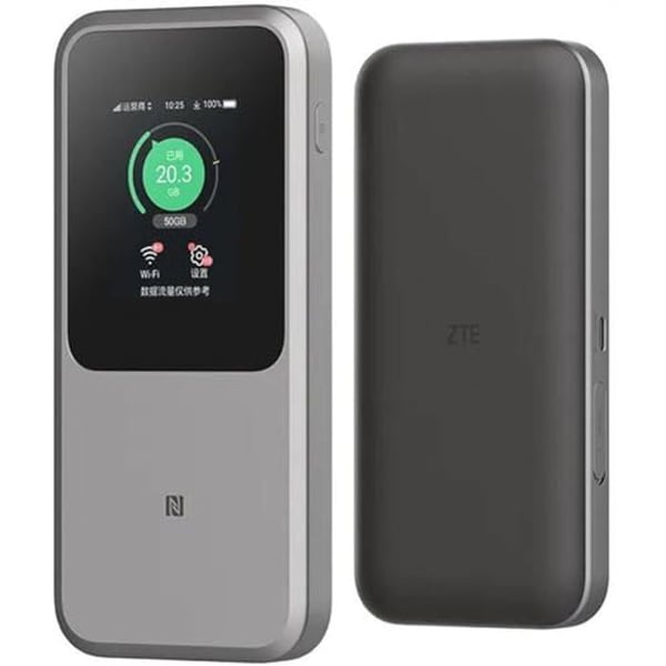 Mobil 5G-router - ZTE - W129015670 - Bärbar - Wi-Fi och USB - Uppladdningsbart batteri