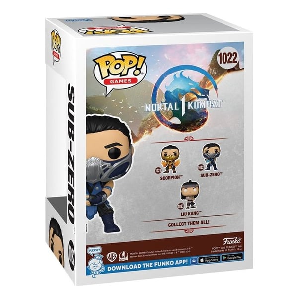 Funko Pop Games Mortal Kombat 1 Sub Zero Figure