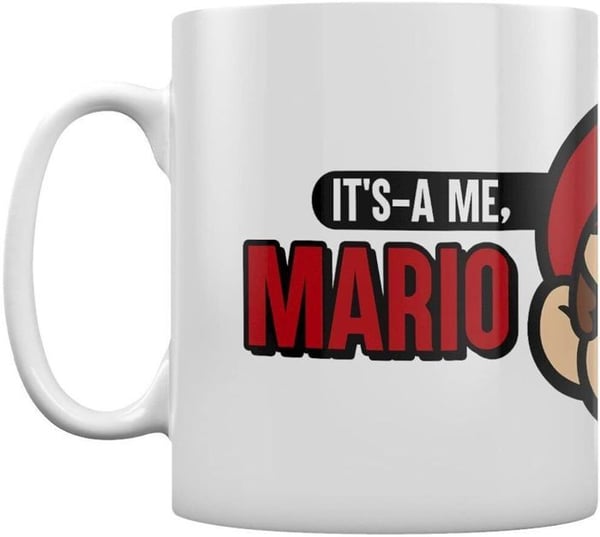 Super Mario Mugg in box Its A Me Mario vit
