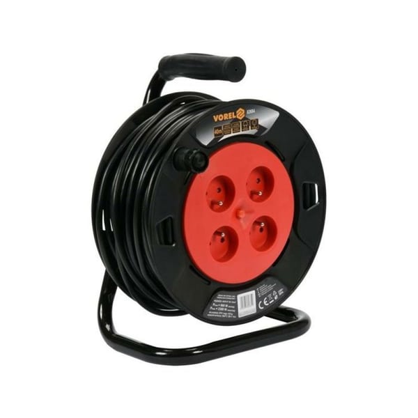Multiprise Toya - 82682 - RALLONGE VOREL ENROULEUR/25 m