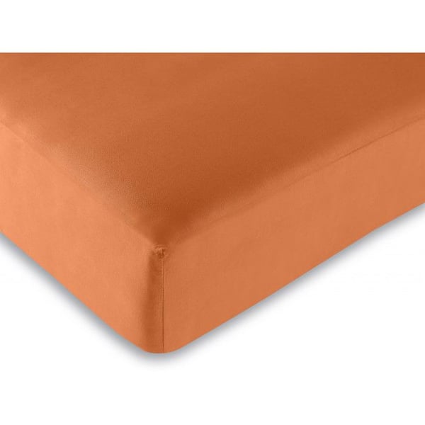 Orange påslakan 200 x 200 cm / 100 % bomull / 57 trådar/cm² "King size" Orange påslakan 200 x 200 cm / 100 % bomull / 57 trådar/cm² "King size"