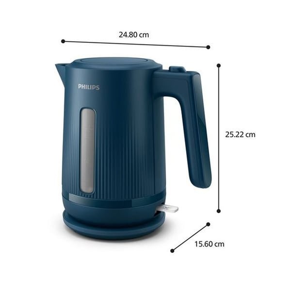 Kettle - PHILIPS - HD9411/70 - 1.7 litraa - 2200 Watts - Valoikkuna
