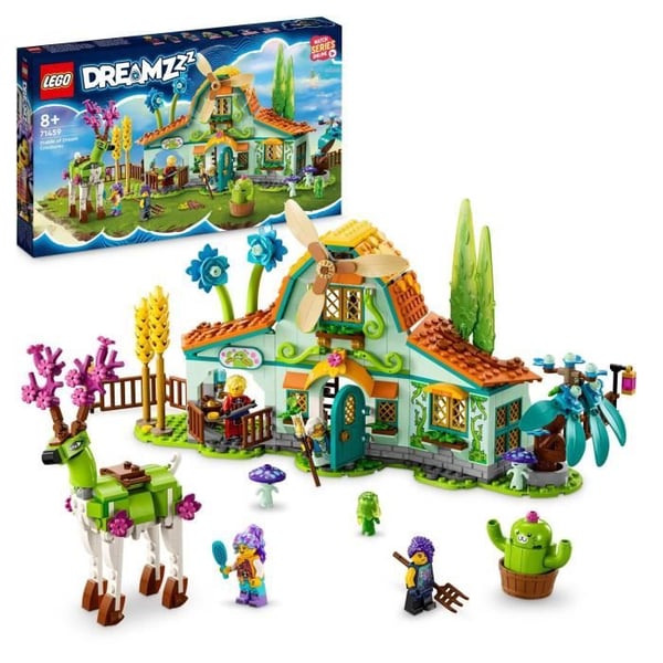 LEGO® DREAMZzz 71459 Drömvarelser Stall, gårdsleksak med 2-i-1 hjortfigur