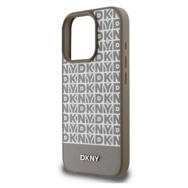 Skyddsfodral - DKNY - iPhone 16 Pro Max - Brun - MagSafe - Elegant och Hållbar