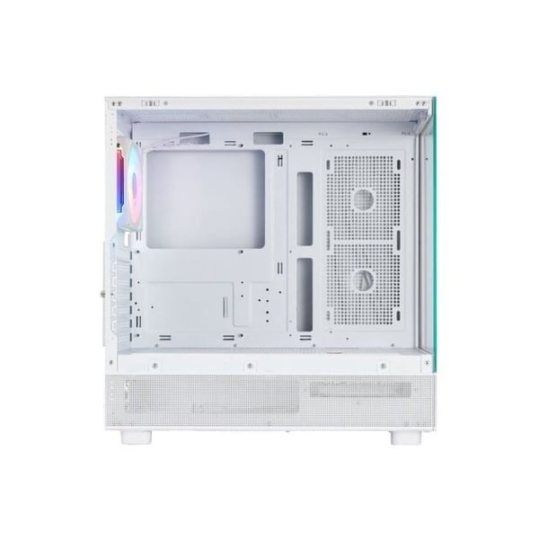 ABYSM Danube Sava H400 Full Tower - Dubbel härdat glas, USB-C, vit
