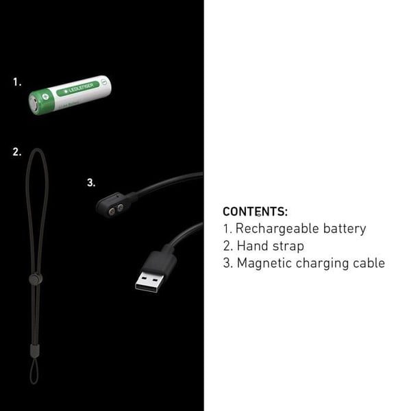 P6R Core Torch - Led Lenser - Genopladelig lommelygte - 900 Lm - 240m - 95h