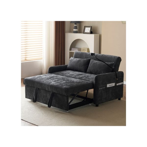 Moderne dobbelt sovesofa med sovefunktion Multifunktionel sofa med justerbare rygge.