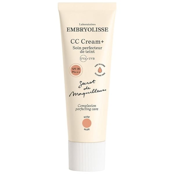 -Embryolisse Secret de Maquilleurs CC Cream + Hudperfektande utan silikon SPF20 30ml (Nyans: Nude)