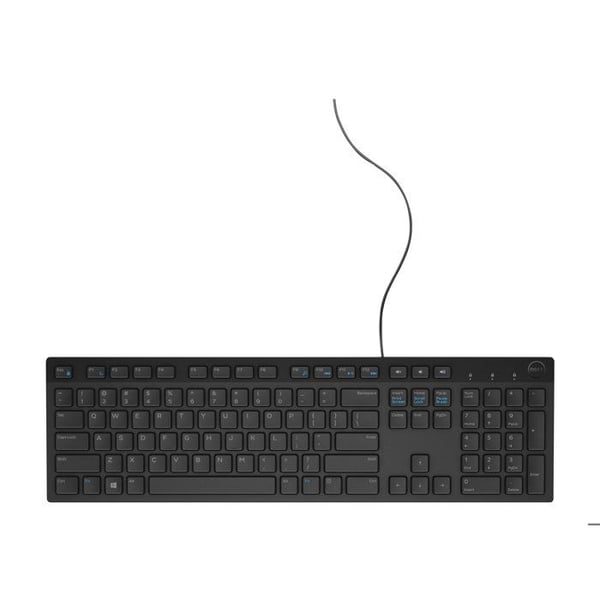 Dell KB216 USB-tastatur - Sort - Tysk QWERTZ - Chiclet-taster