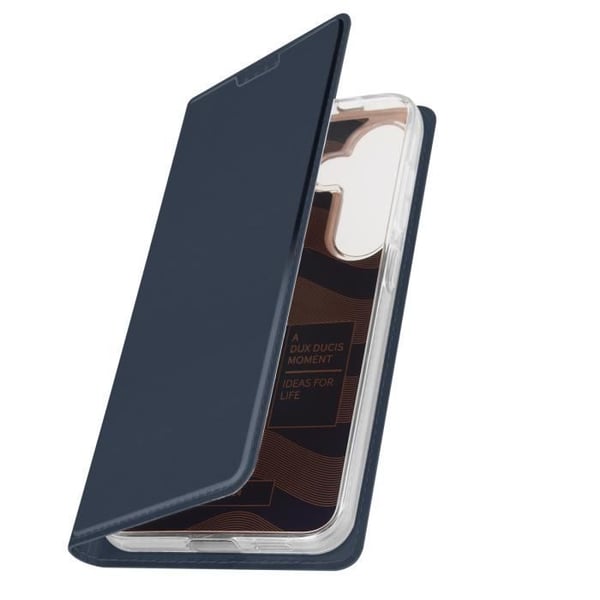 Fodral till Samsung Galaxy S24 - DUX DUCIS - Flip Card Hållare Video Support - Midnight Blue