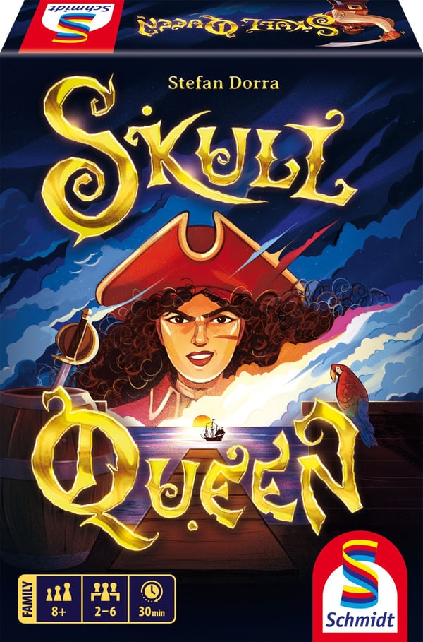 Skull Queen Kortspel - SCHMIDT - 49456 - Flerfärgad - 2 till 6 spelare - Från 8 år