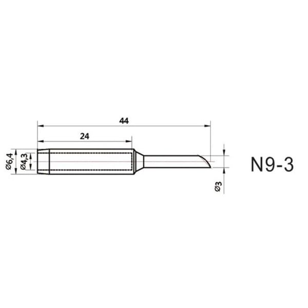 Reservdel - VTSS220 - Fasad - Ø 3 mm
