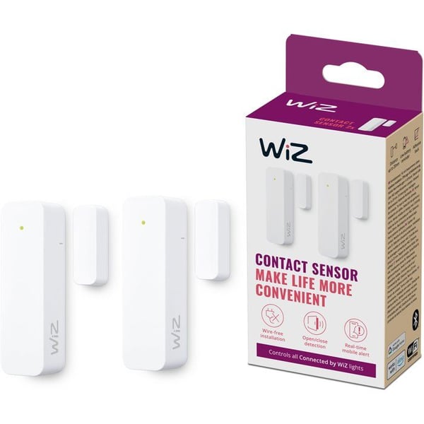 Set med 2 kontakt sensorer - WIZ - Hemövervakning - Direktmeddelanden i WIZ-appen