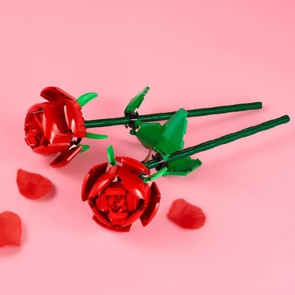 LEGO Botanicals 40460 Rosorna - Set med Konstgjorda Blommor för Barn Från 8 År - Dekoration