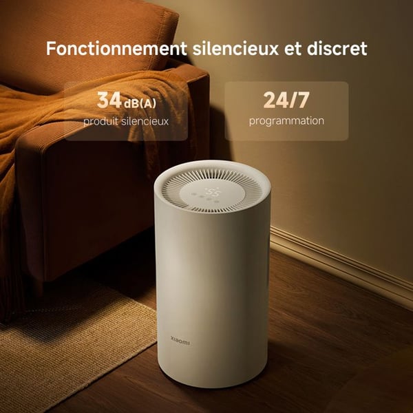 XIAOMI Smart Avfuktare Lite - Avfuktare - Stort 3L tank - Hög kapacitet på 13L/dag - Smart anslutning