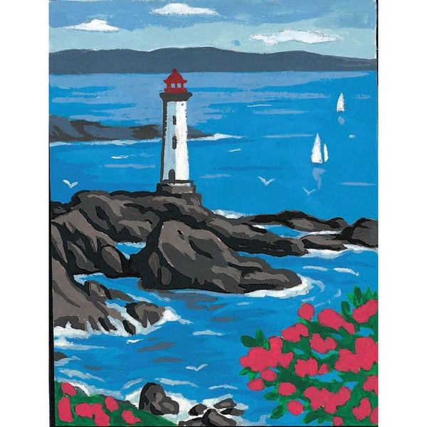 Kit duk canvas Le phare 20x25cm