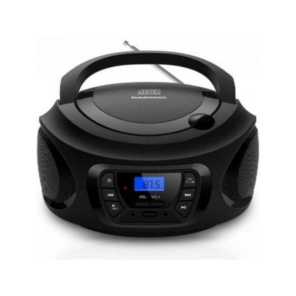 Radio CD Daewoo DW3011 Bluetooth USB Equalizer 4W Svart