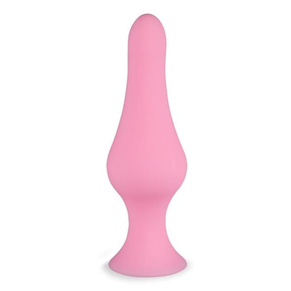 Suction cup analplugg Flame - Rosa