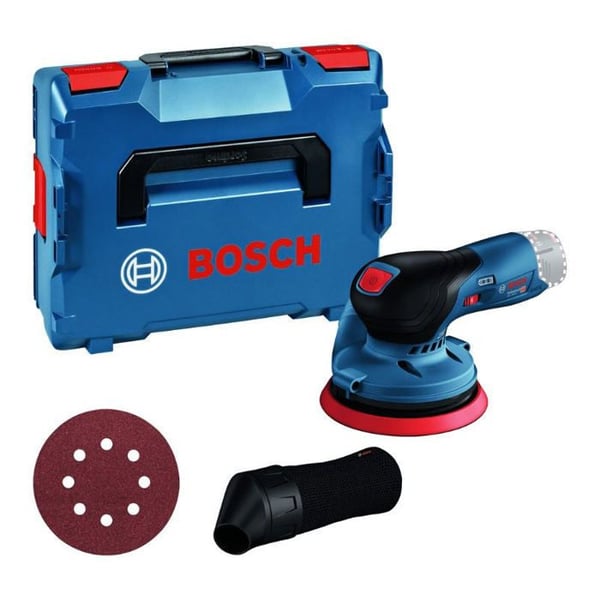 12V excenterslip GEX 12V-125 (utan batteri eller laddare) + L-BOXX box - BOSCH - 0601372100