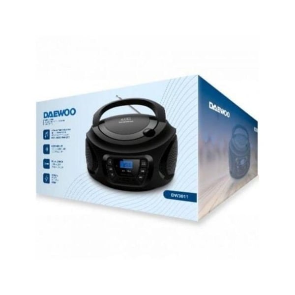 Radio CD Daewoo DW3011 Bluetooth USB Equalizer 4W Svart