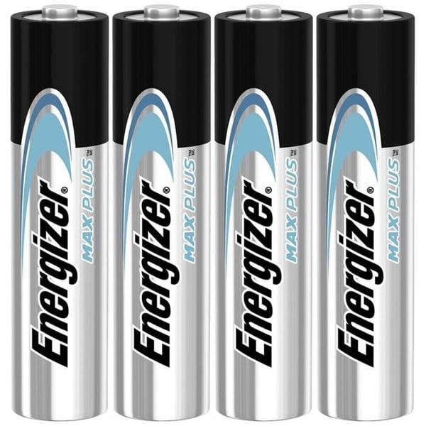 Batteri - Energizer - Max Plus - Alkaliskt - 1.5 V - Paket med 4 AAA