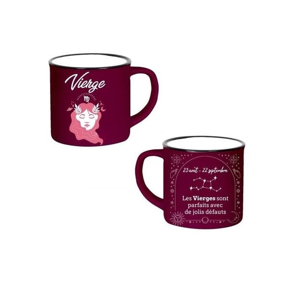 Virgo Zodiac Sign Mug: Jungfruastrologi humoristisk mugg