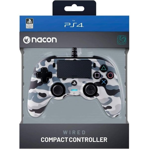 Pelikonsoli - Nacon - Kompakti Ohjain - Langallinen - Harmaa Maas - PS4