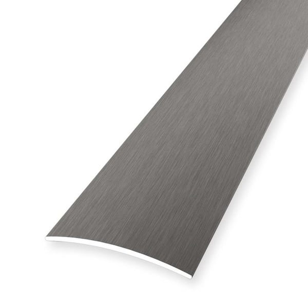 Övergångsräls 4 x 30 x 2700 mm Anodiserad aluminium övergångsprofil Slät Självhäftande Rostfritt stål Küberit