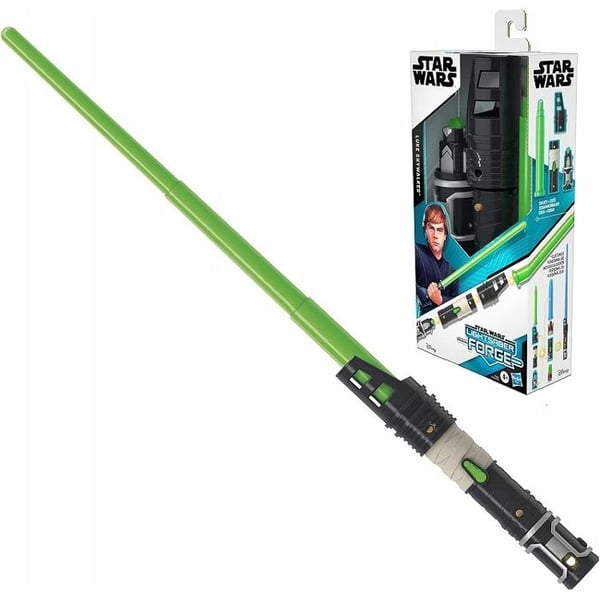 Ljusblåsa - Hasbro - Luke Skywalker - Ljus + Ljud - Grön - Troget reproduktion