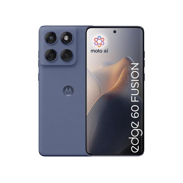 Smartphone - MOTOROLA - Edge 60 Fusion - 8 GB RAM - 256 GB - Dubbel SIM - 5G - Grå