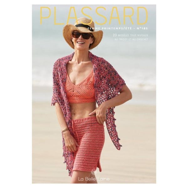 Plassard - Katalog stickning Plassard nr 185: Kvinna sommar