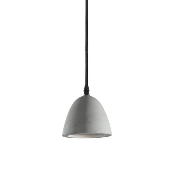 Lampa - Ideal Lux - Oil-4 SP1 - Svart metall - Betongdiffusor - 1 GU10 glödlampa