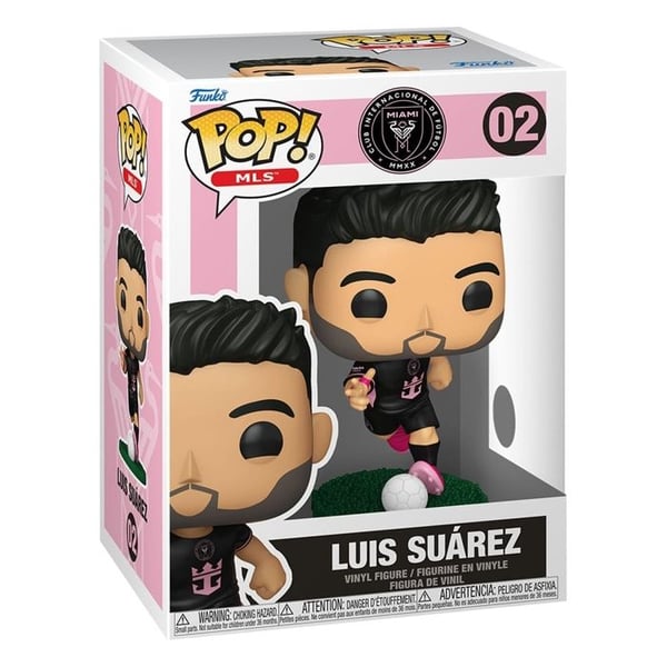 Figurine Funko Pop! N°2 - Fotboll - Inter Miami - Luis Suarez (utomhus)