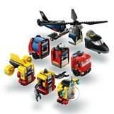 LEGO City 60462 Helikopter, brandbil og modulær ubåd - Legetøj fra 7 år