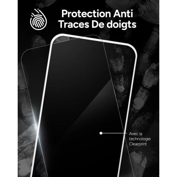 Skärmskydd - ZAGG - Glass Elite - Härdat Glas - iPhone 16 Plus/15 Plus - Repellerande mot repor